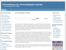 Tablet Screenshot of echocardiology.org